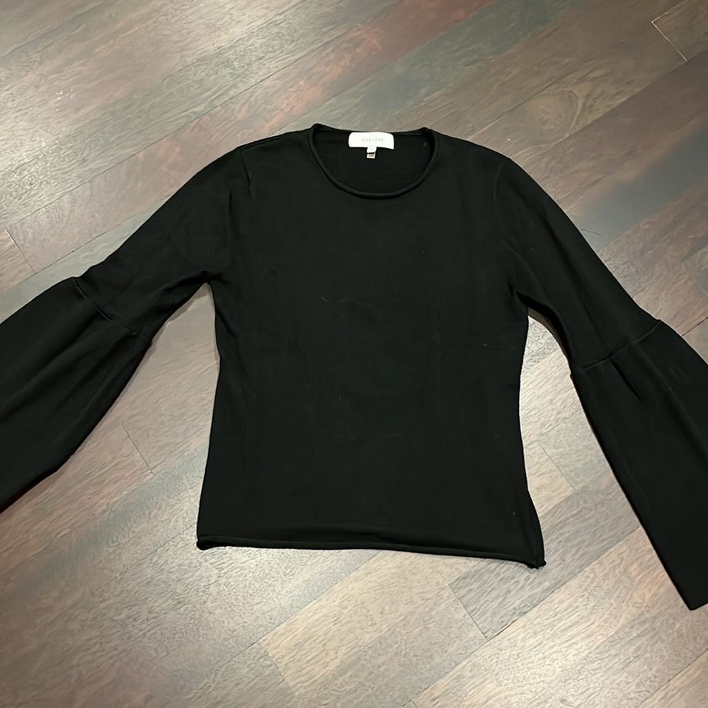 John + Jenn crew neck bell sleeve sweater
